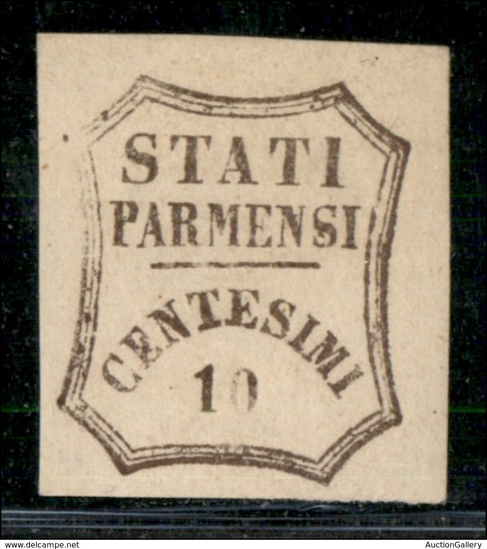 ANTICHI STATI ITALIANI - PARMA - Governo Provvisorio - 1859 - 10 Cent (14) - Gomma Parziale - Diena - Andere & Zonder Classificatie