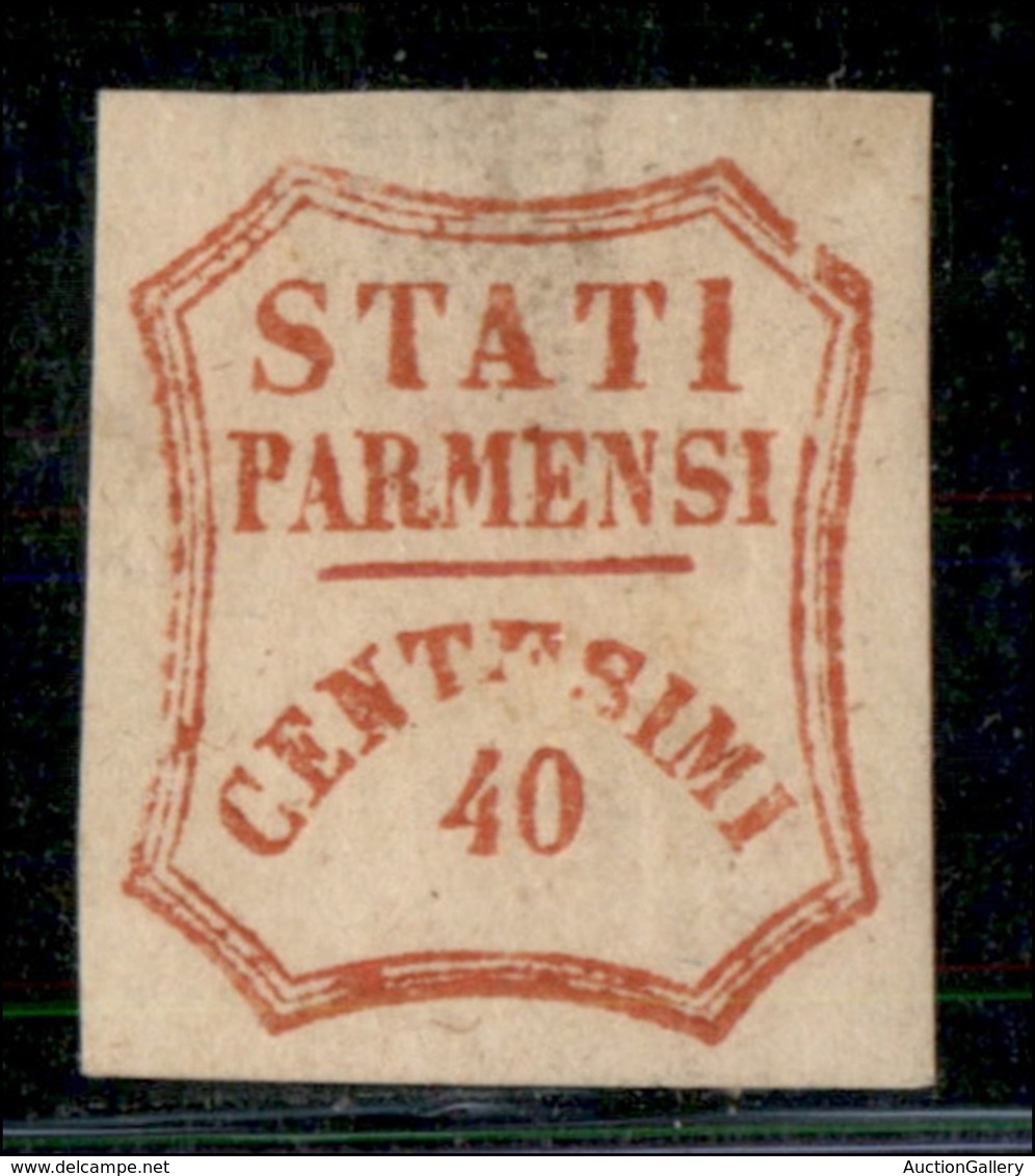 ANTICHI STATI ITALIANI - PARMA - Governo Provvisorio - 1859 - 40 Cent (17) - Gomma Originale - Diena (1.200) - Autres & Non Classés