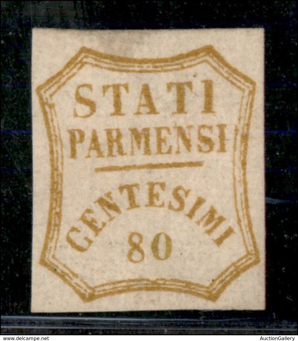 ANTICHI STATI ITALIANI - PARMA - Governo Provvisorio - 1859 - 80 Cent (18) - Gomma Originale - Colla + Diena (18.000) - Andere & Zonder Classificatie