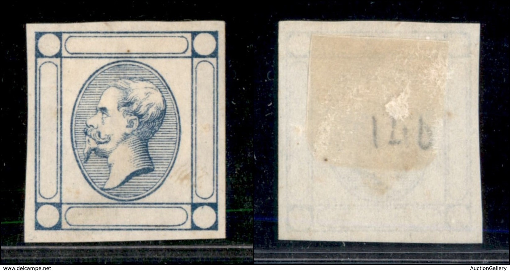 REGNO - 1863 - Saggi - 15 Cent Litografico (V Tipo - Bolaffi 7n) - Senza Gomma - Altri & Non Classificati