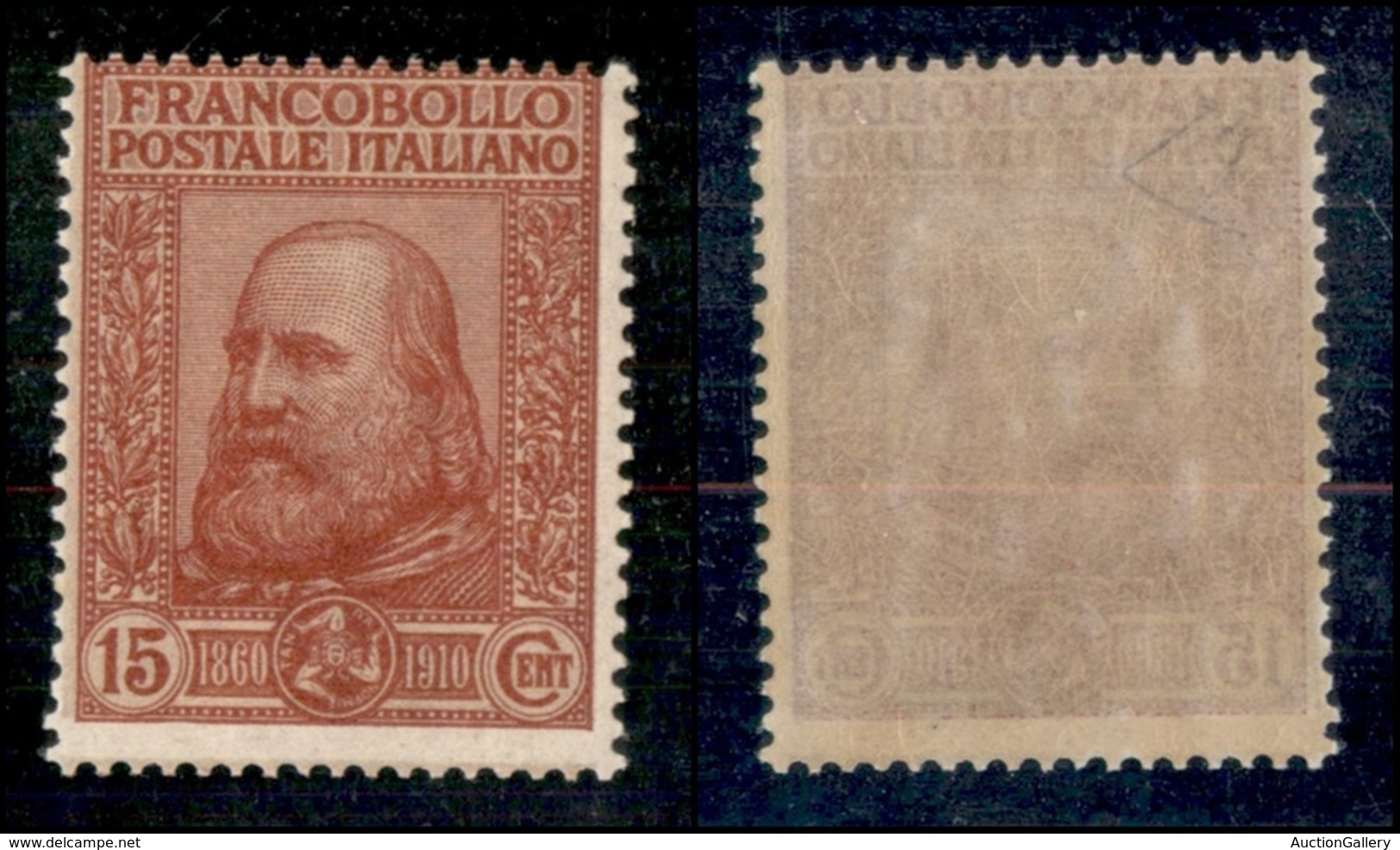 REGNO - 1910 - 15 Cent Garibaldi (88) - Gomma Integra - Diena (280) - Andere & Zonder Classificatie
