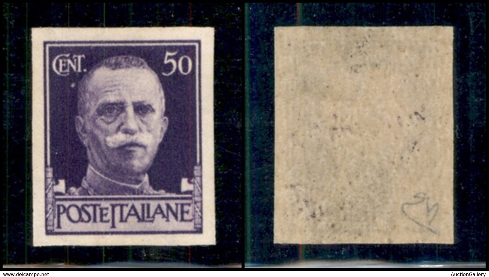 REGNO - 1929/1942 - 50 Cent Imperiale (251c) - Non Dentellato - Nuovo Con Gomma - Diena (600) - Andere & Zonder Classificatie