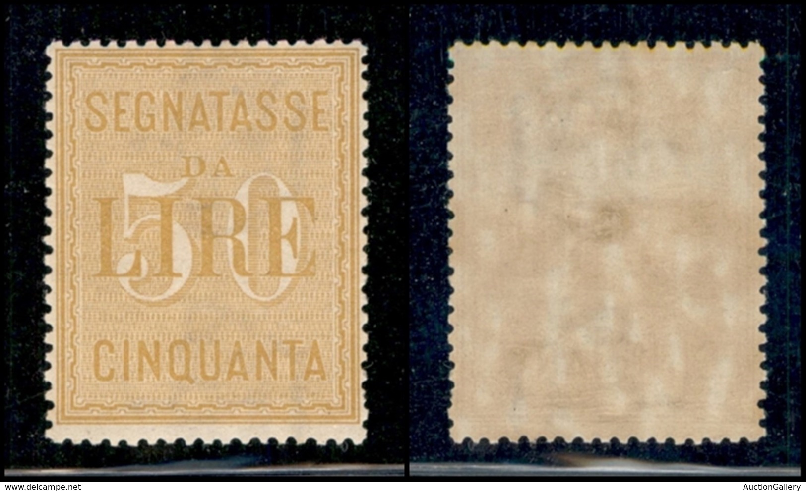 REGNO - Segnatasse - 1903 - 50 Lire (31) - Gomma Originale - Ottimamente Centrato - Invisibile Traccia Di Linguella (260 - Autres & Non Classés