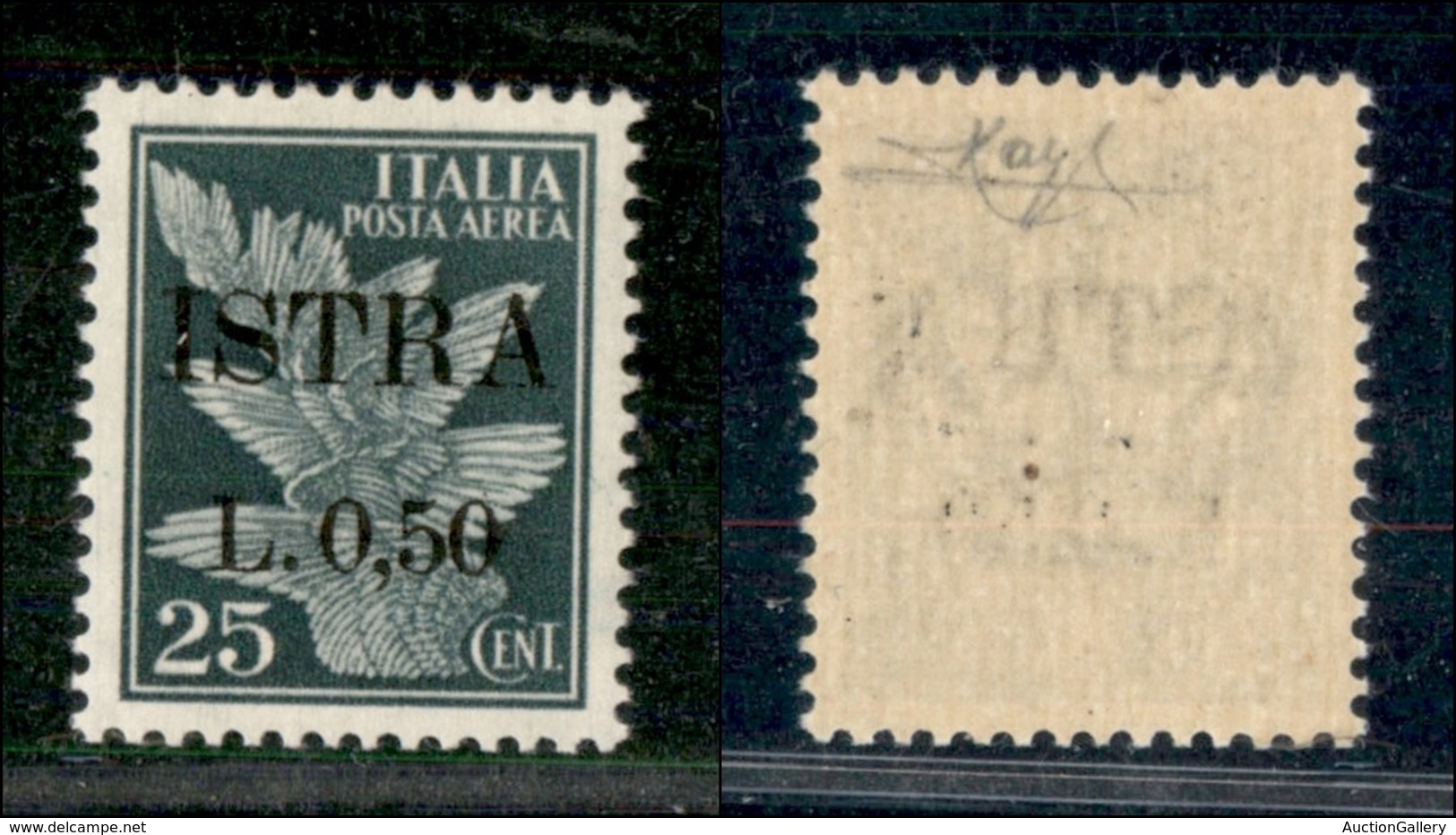 OCCUPAZIONI STRANIERE DI TERRITORI ITALIANI - OCCUPAZIONE JUGOSLAVA - Istria - 1945 - 50 Cent Su 25 (34) - Gomma Integra - Altri & Non Classificati