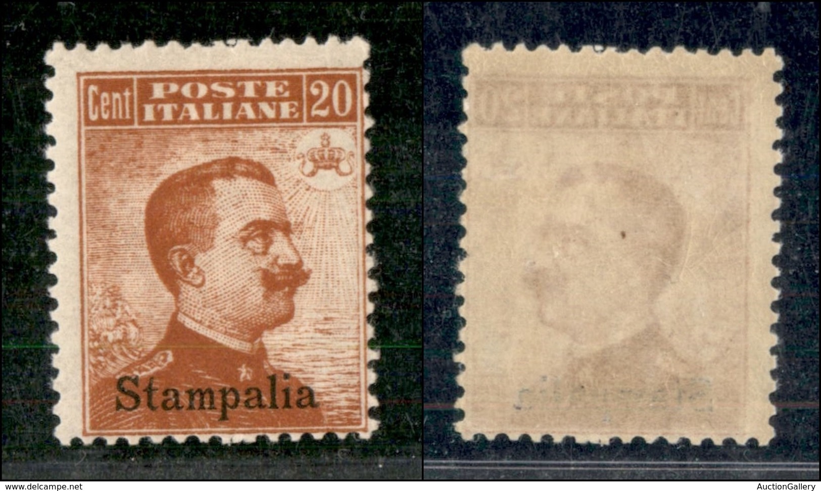 COLONIE - EGEO - Stampalia - 1917 - 20 Cent Michetti (9) - Gomma Integra (350) - Autres & Non Classés