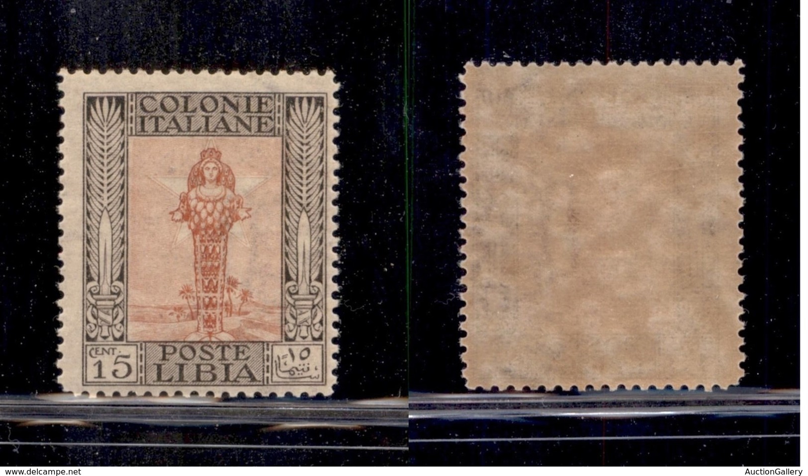 COLONIE - LIBIA - 1921 - 15 Cent Pittorica (25) - Gomma Integra (500) - Autres & Non Classés