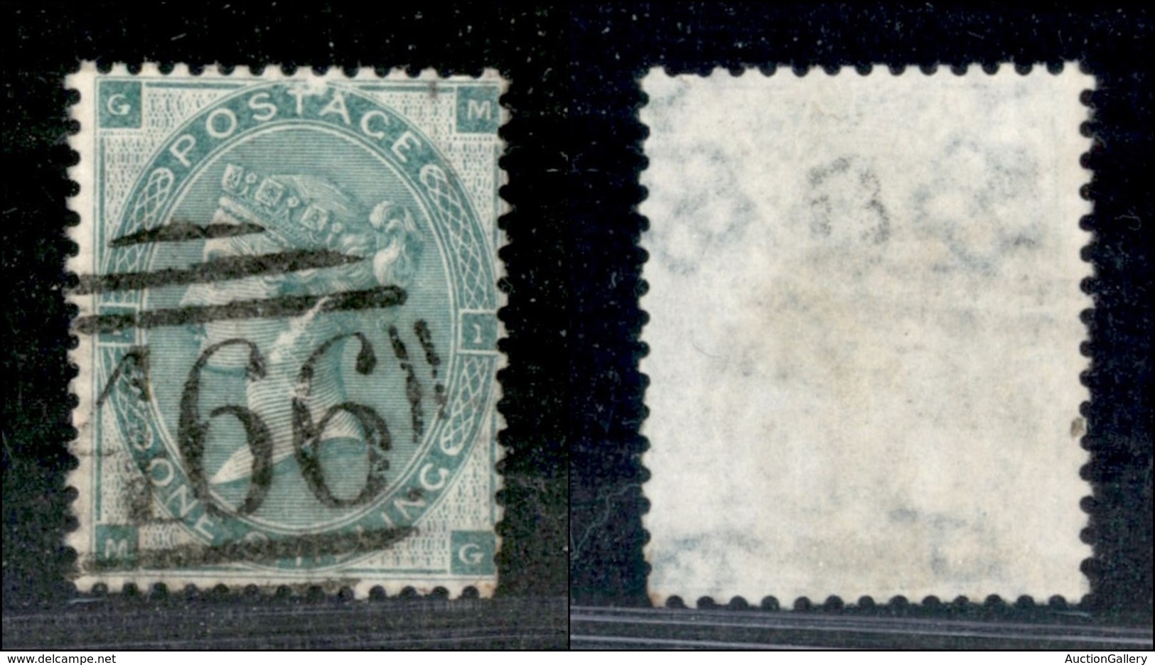 GRAN BRETAGNA - 1862 - 1 Shilling Vittoria (22b) - Usato (250) - Autres & Non Classés