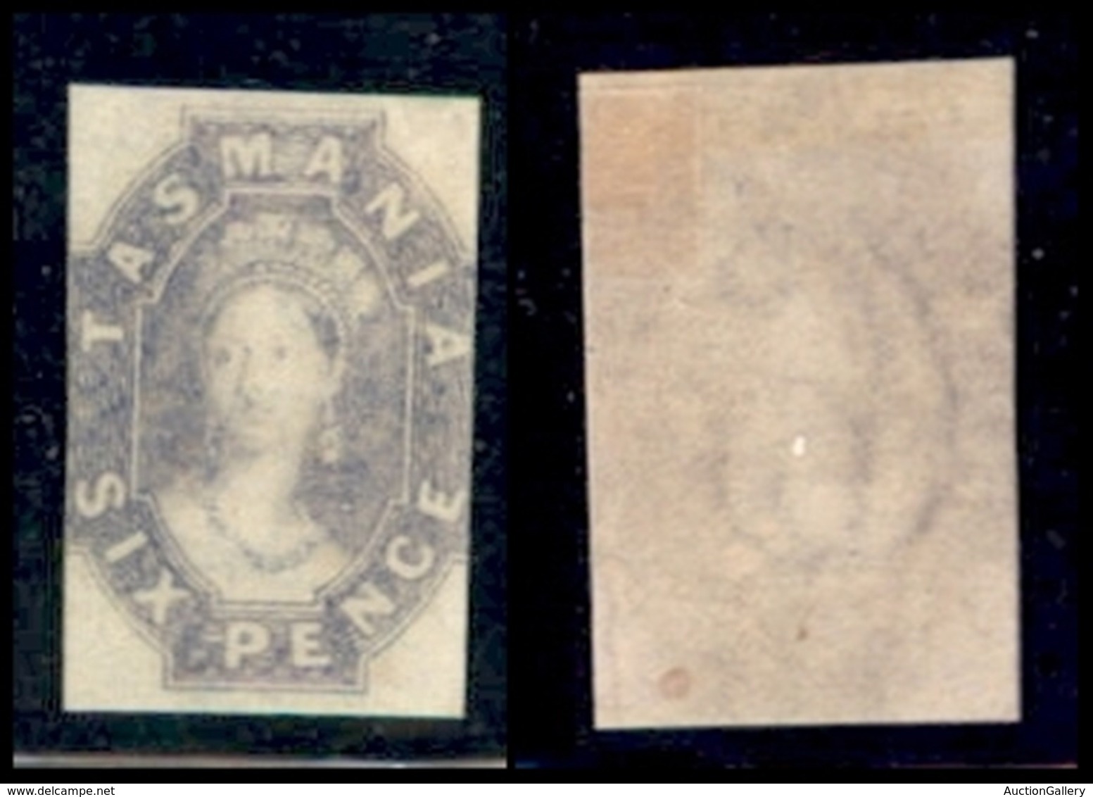 AUSTRALIA - ANTICHI STATI - TASMANIA - 1863 - 6 Pence Vittoria (14 B) - Gomma Originale (280) - Autres & Non Classés