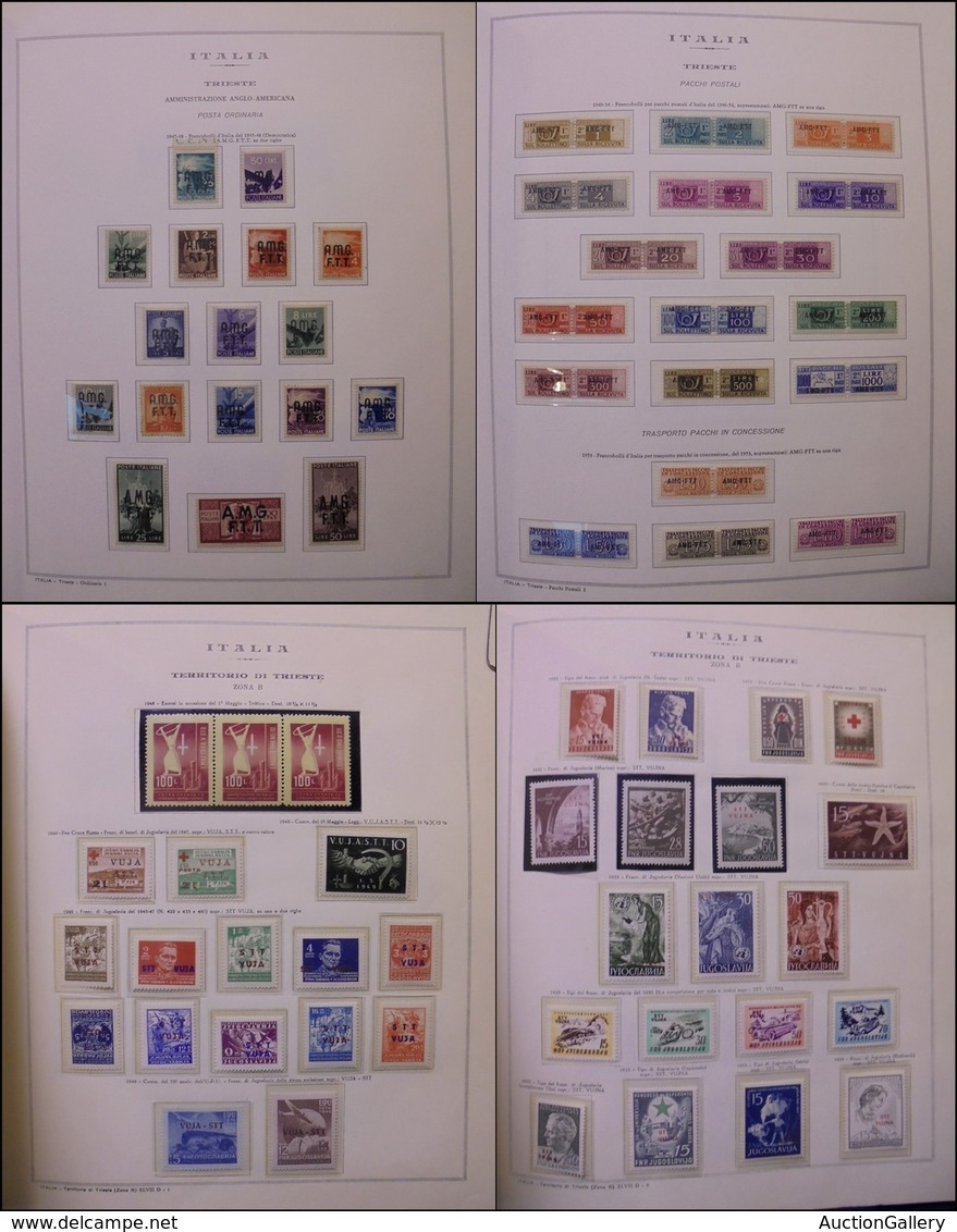 LOTTI & COLLEZIONI - TRIESTE - 1947/1954 - Collezione Avanzata Di Valori Nuovi Del Periodo - Valore Di Catalogo Secondo  - Autres & Non Classés