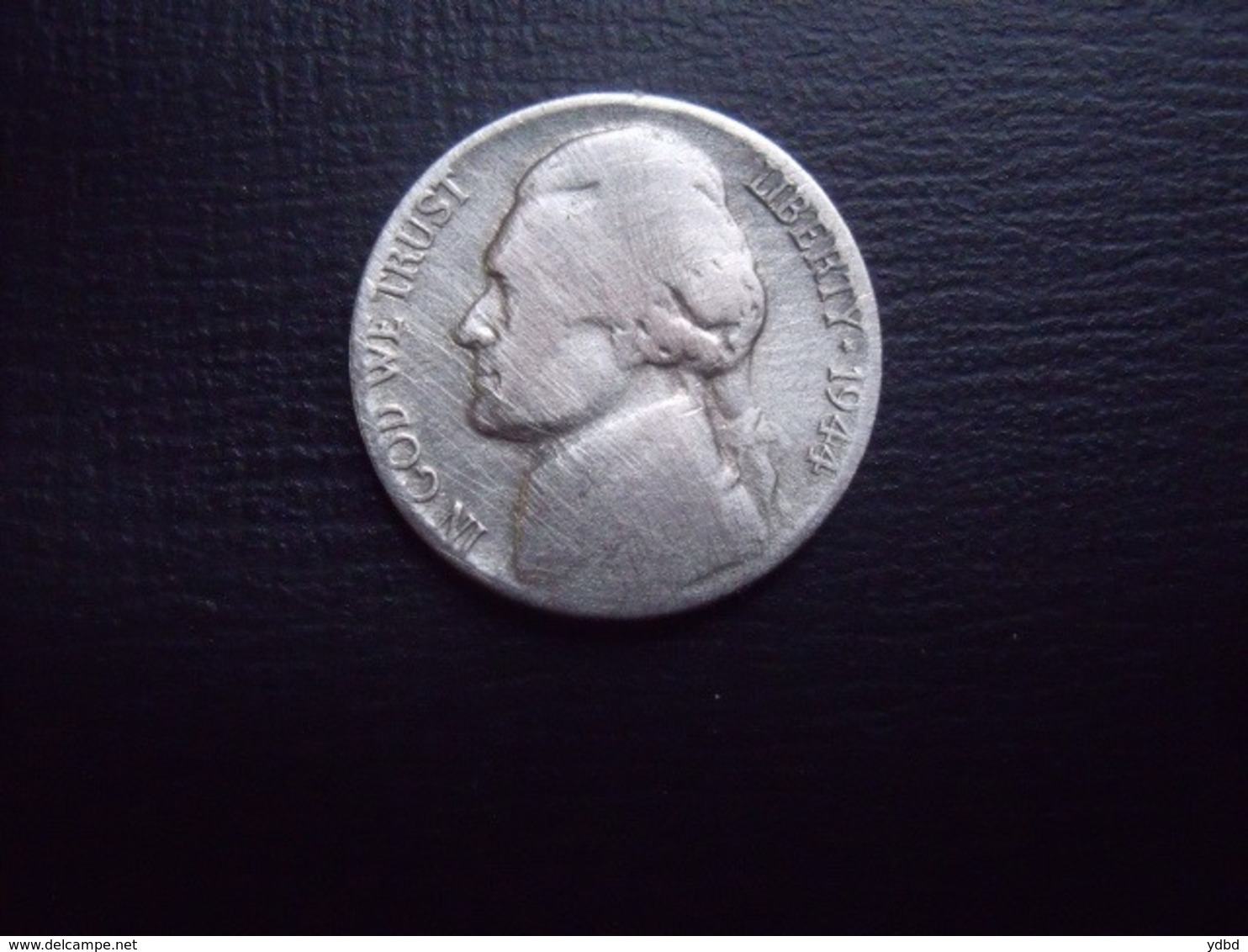 ETATS UNIS   =  PIECE DE 5 CENTS DE 1944 EN ARGENT - 1938-…: Jefferson