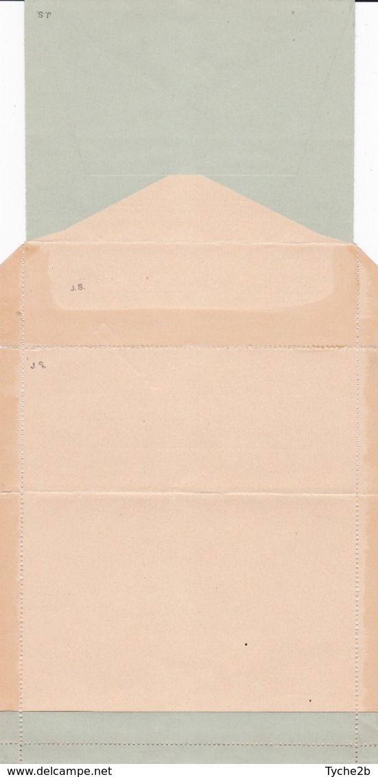 Carte Semeuse Lignée Bleu Clair F1 Union Postale Universelle Neuve - Cartes Postales Types Et TSC (avant 1995)