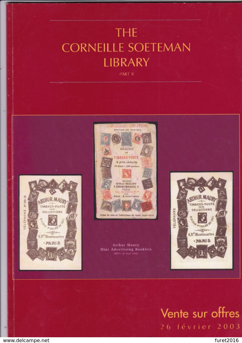 CATALOGUE DE VENTE N° 220  THE CORNEILLE SOETEMAN LIBRARY PART II - Catalogues De Maisons De Vente