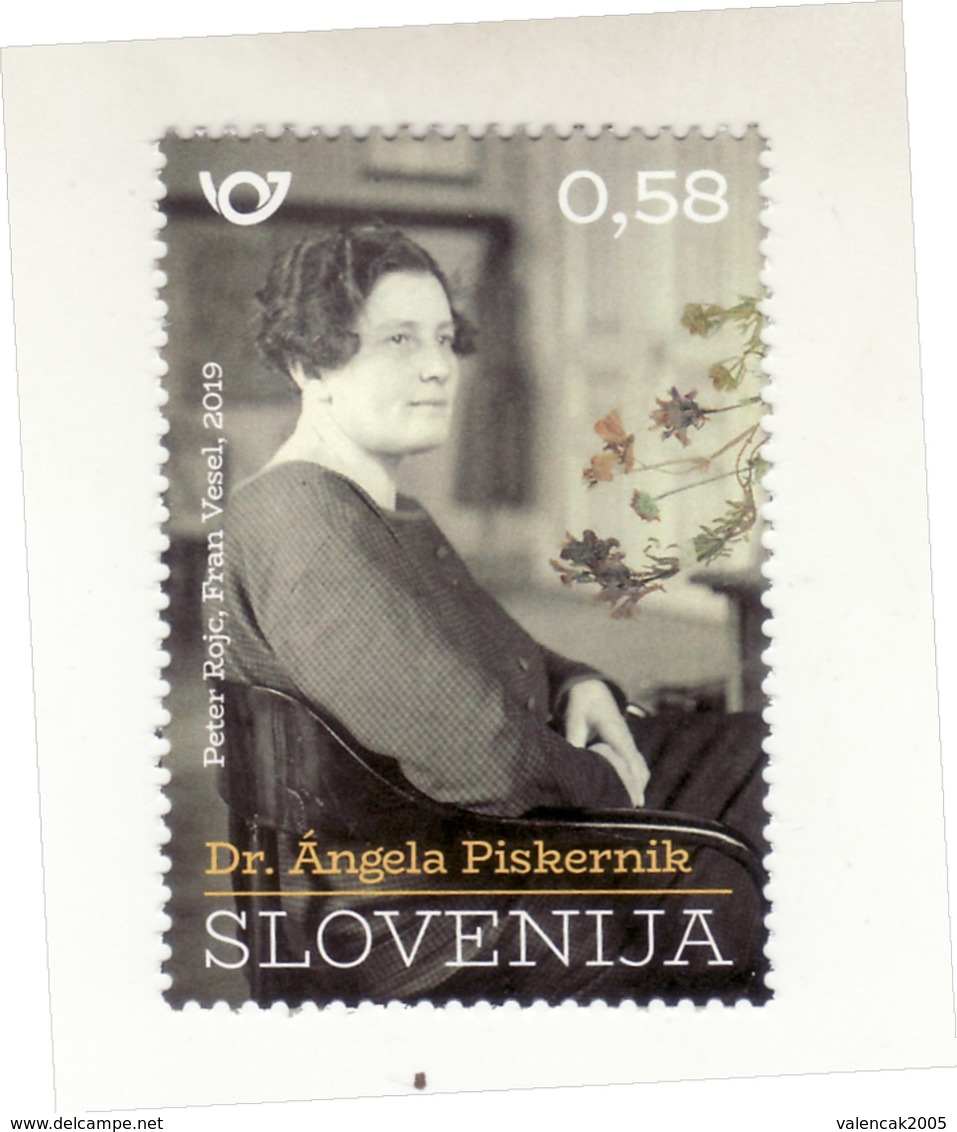 3333 Slowenien Slovenia 2019 ** MNH Woman Slovene Female Scientist Dr. Angela Piskernik - Slowenien