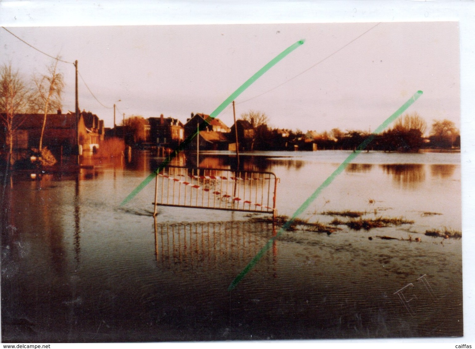 LESTREM PONT RIQUEULT INONDATION EN DECEMBRE 1993 - Autres & Non Classés