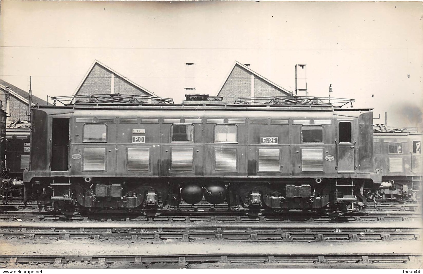 ¤¤   -   Carte-Photo Non Située D'une Locomotive Electrique De La Compagnie Du P.O.  N° E.26   -   Chemin De Fer - Zubehör