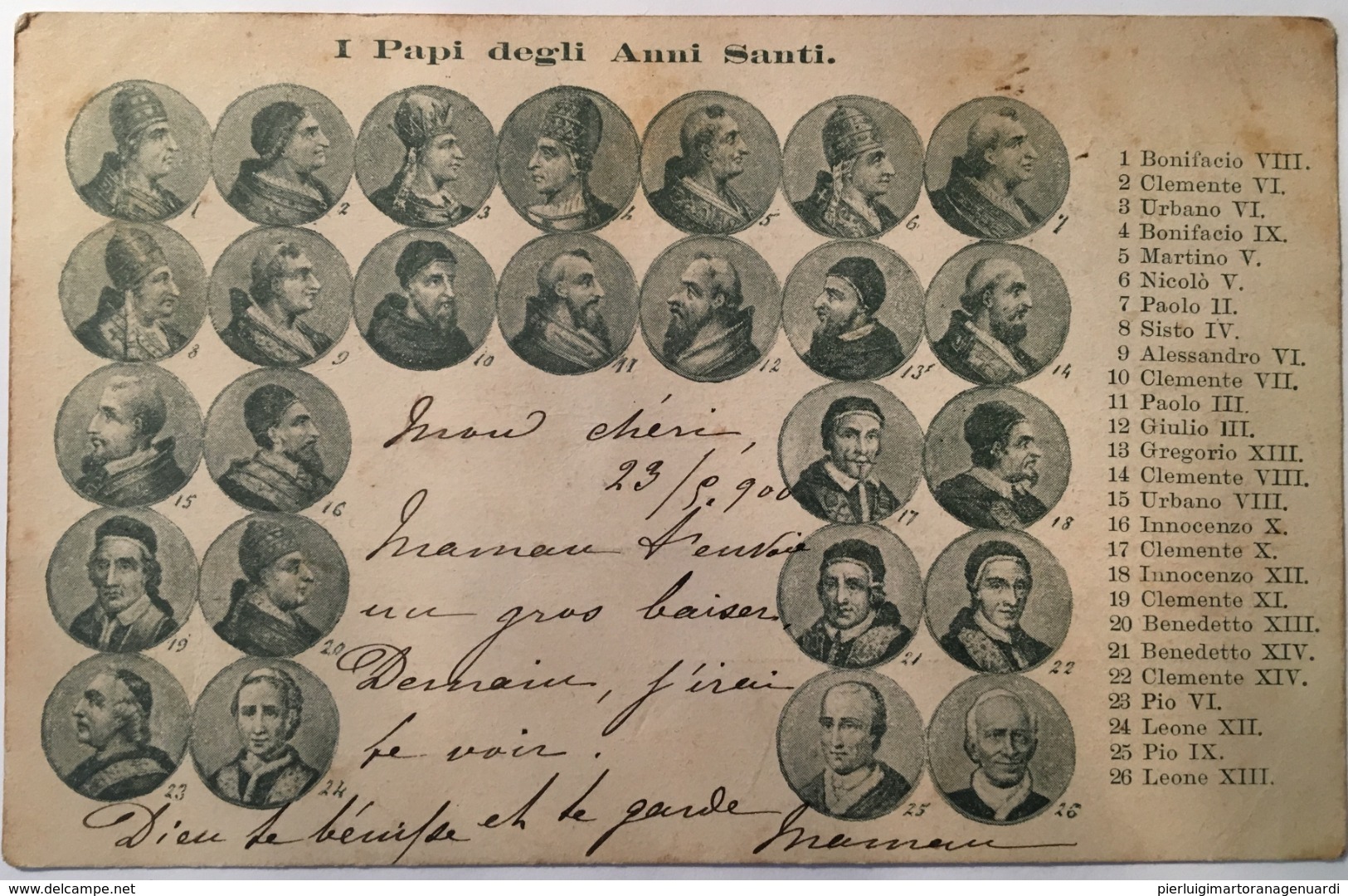 V 10561 I Papi Degli Anni Santi 1900 - Other & Unclassified