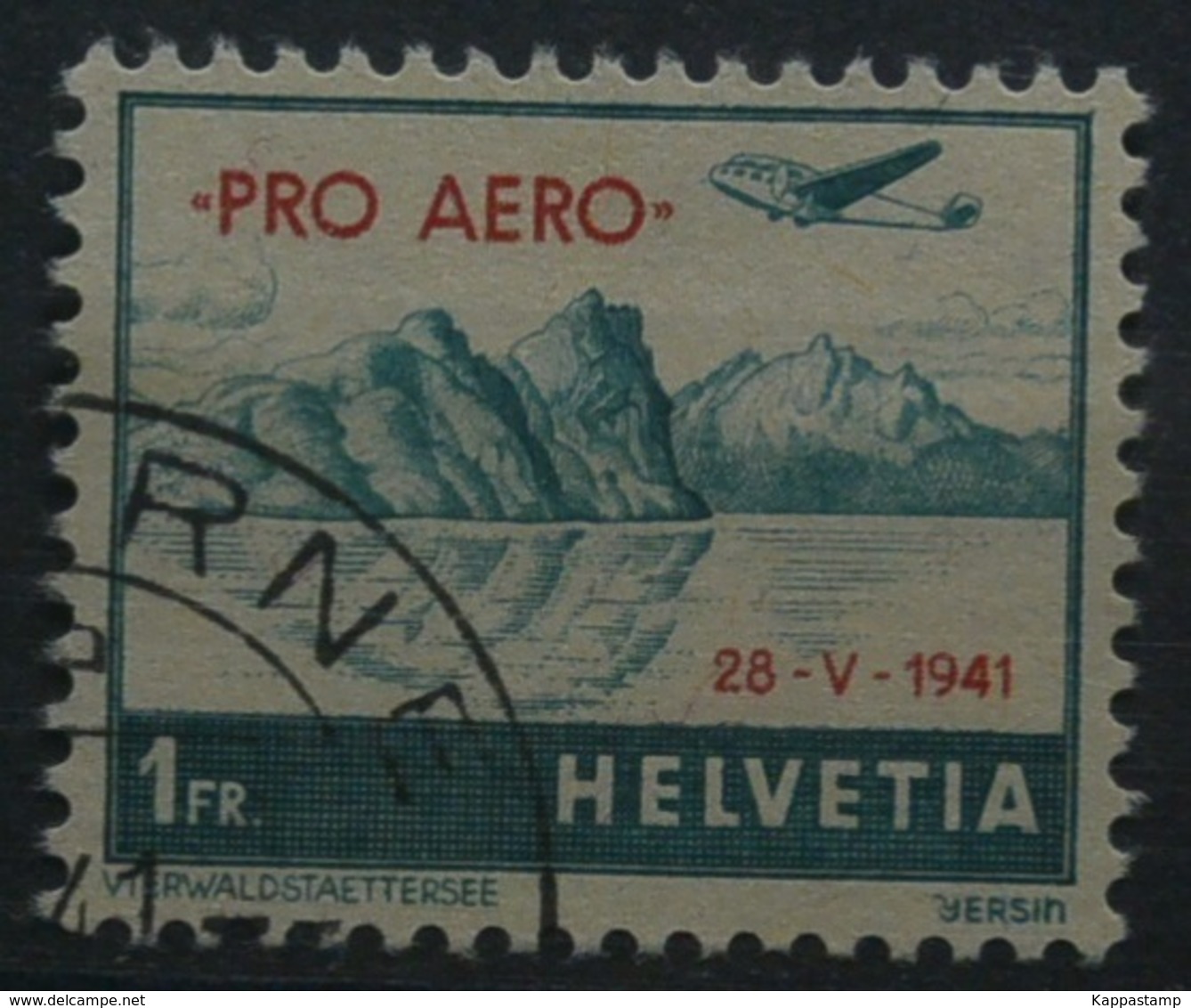 Svizzera.1Fr. Pro Aereo Volo Speciale.. Usato  (AUK.28074 - Usati