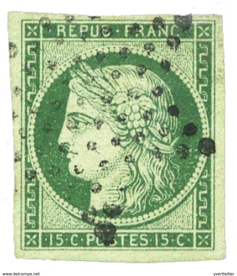 France  : N°2 Obl. TB - 1849-1850 Ceres