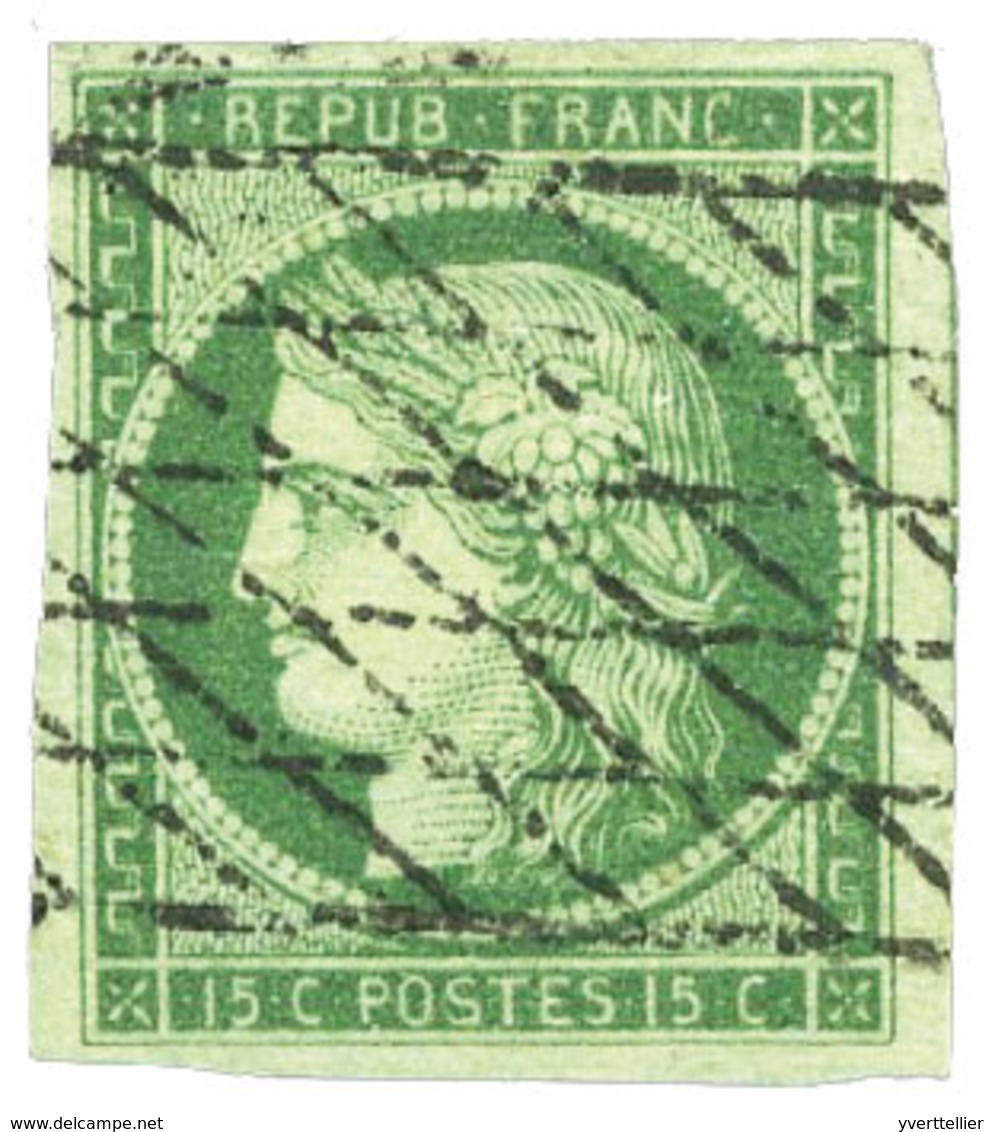 France  : N°2 Obl. TB - 1849-1850 Ceres