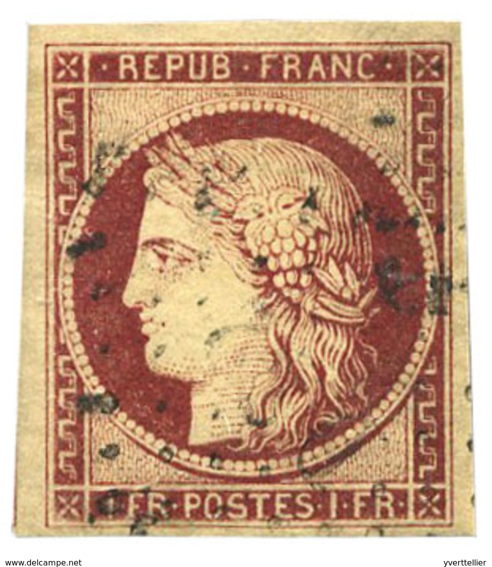 France  : N°6b Obl. TB - 1849-1850 Cérès