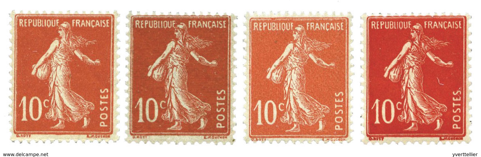 France  : N°138, 138a, 138b, 138c** - Sonstige & Ohne Zuordnung