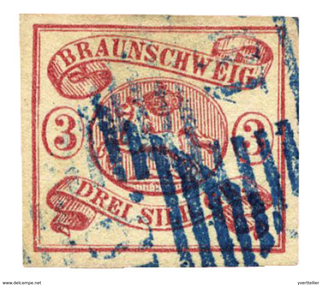Allemagne Brunswick : N°10 Obl. TB - Sonstige & Ohne Zuordnung