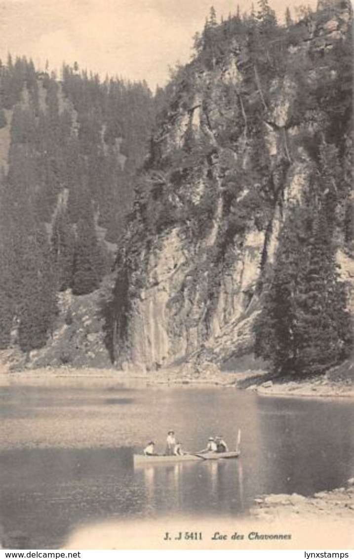 Switzerland Lac Des Chavonnes, Lake, Boats - Andere & Zonder Classificatie