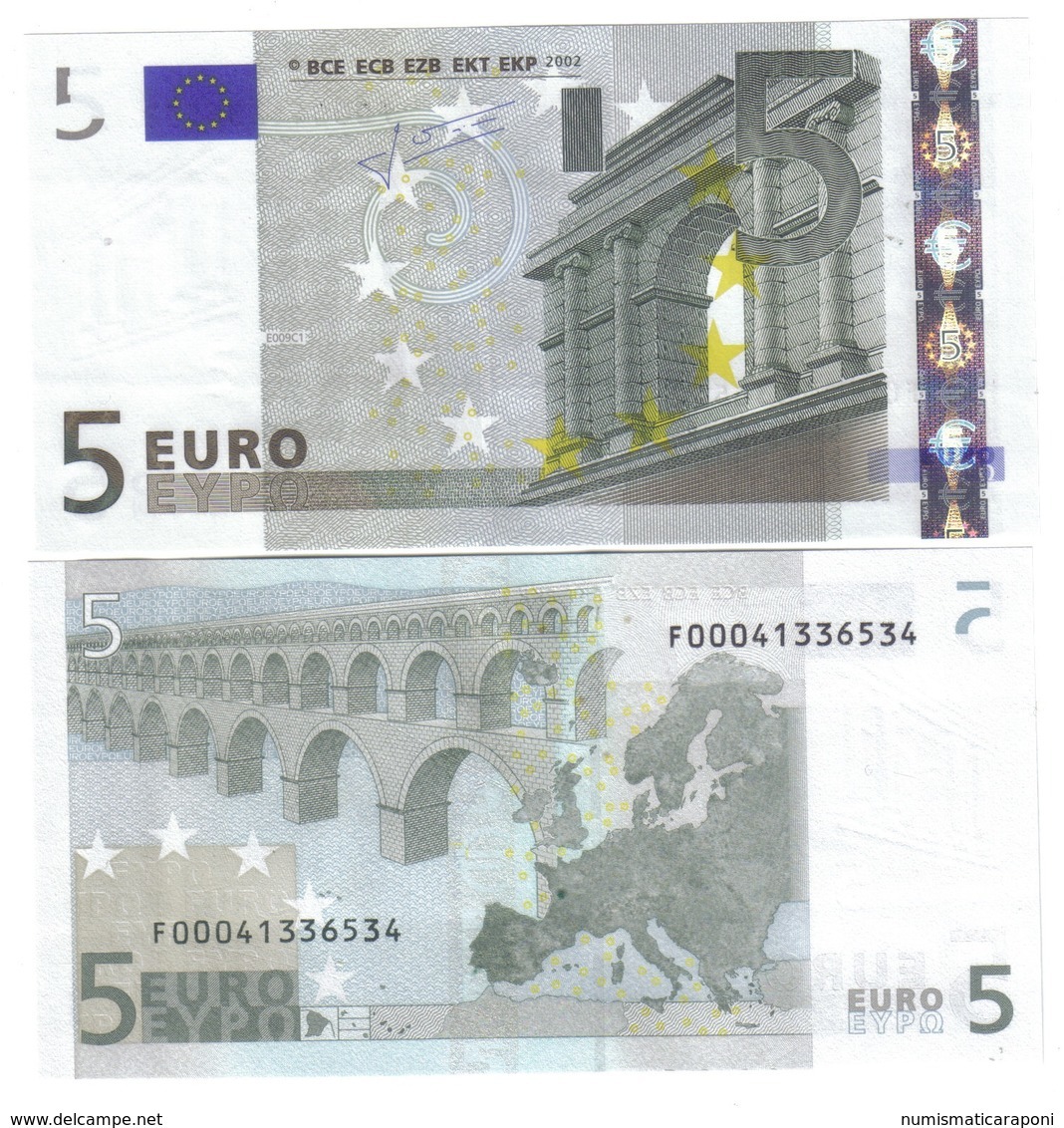 MALTA 5 €  Trichet F E009 Fds Unc Cod.€.204 - 5 Euro