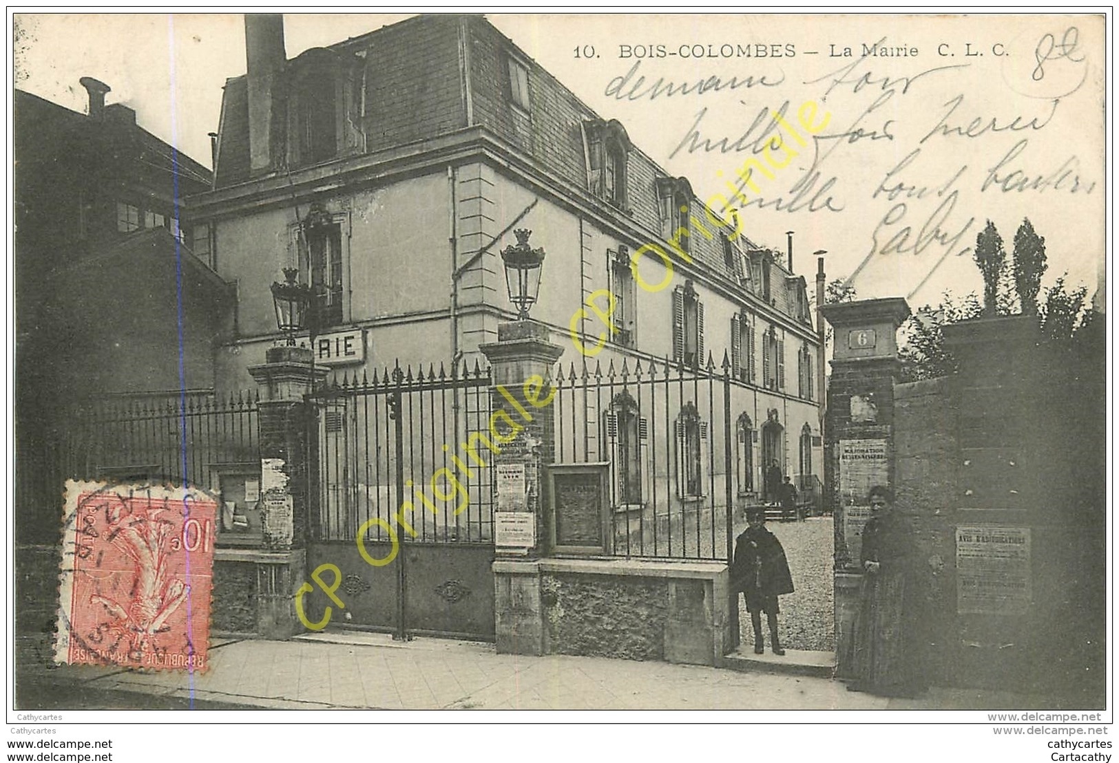 92.  BOIS COLOMBES . La Mairie . - Otros & Sin Clasificación