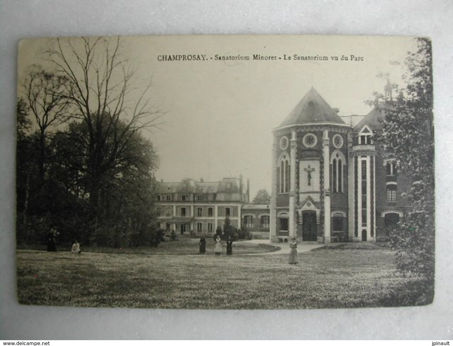 CHAMPROSAY - Sanatorium Minoret - Le Sanatorium Vu Du Parc (animée) - Andere & Zonder Classificatie