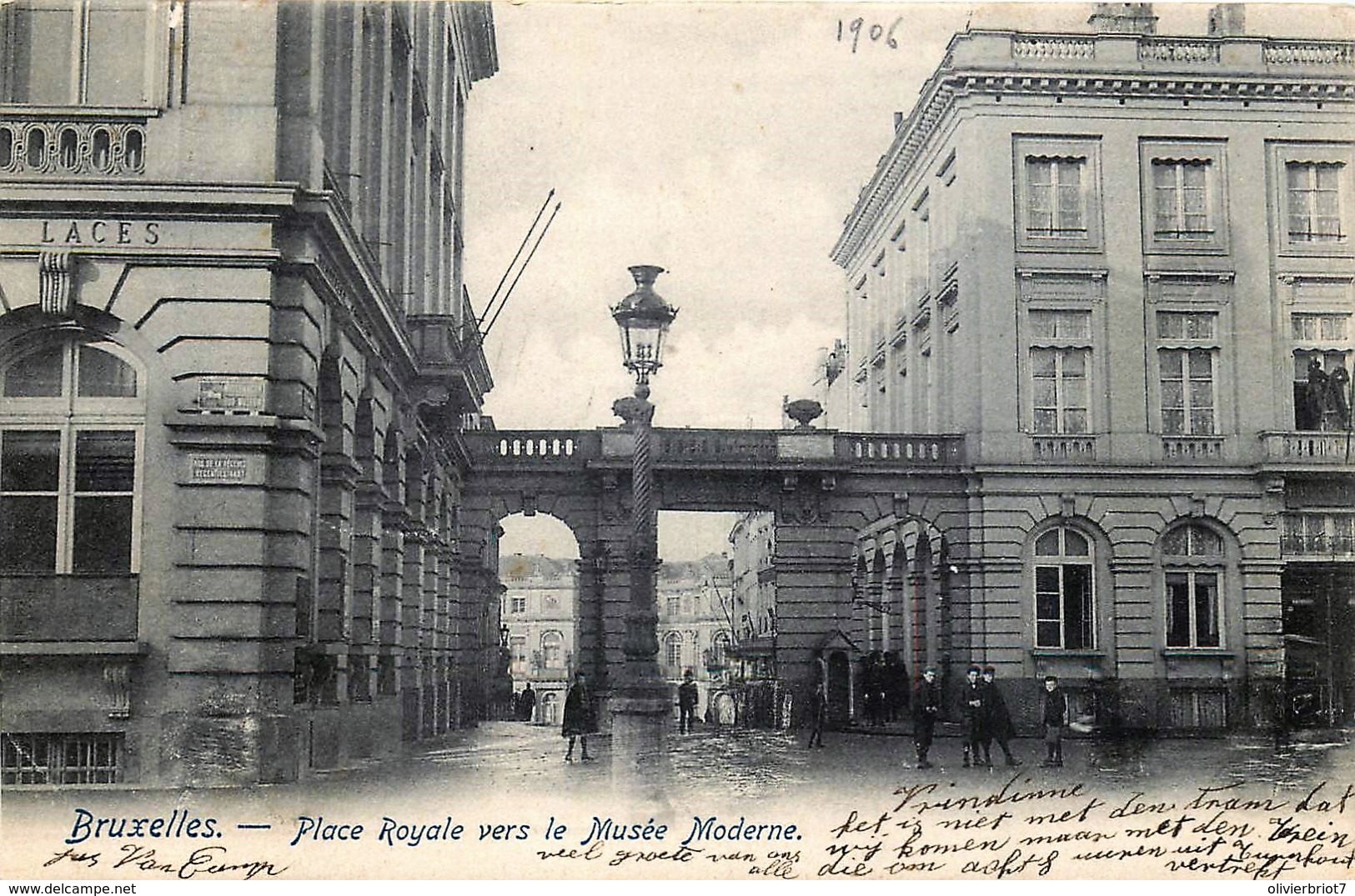 Bruxelles - Place Royale Vers Le Musée Moderne - Places, Squares