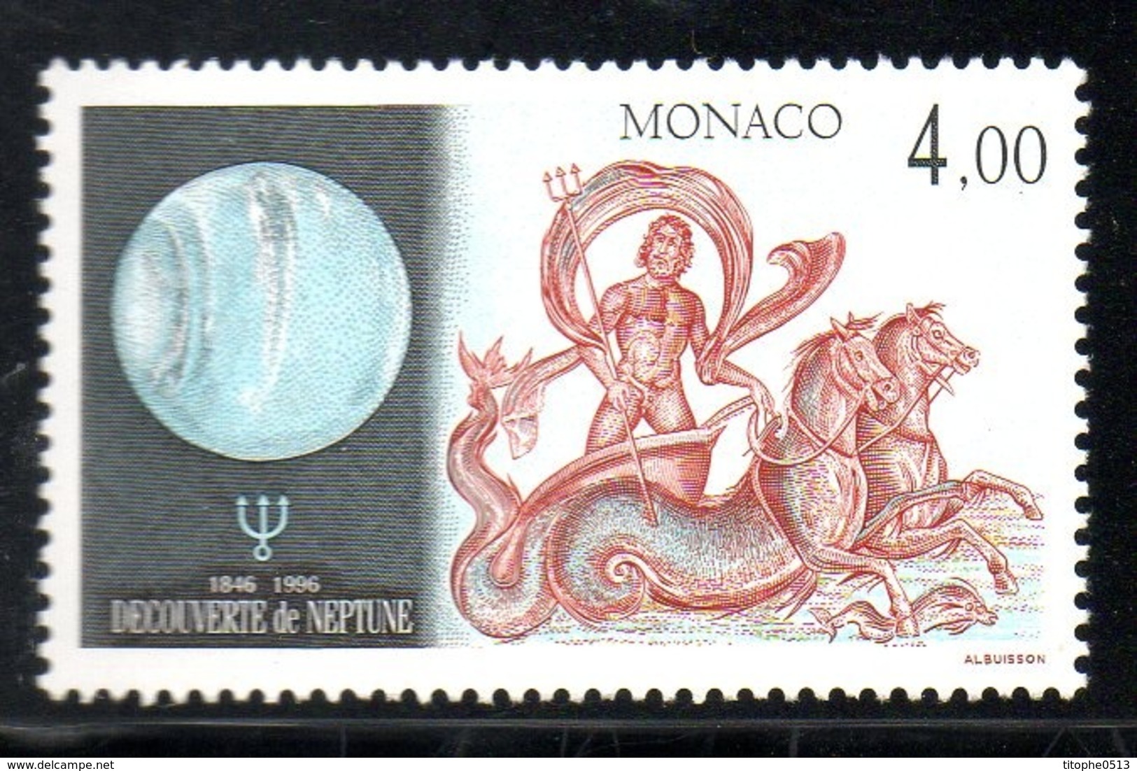 MONACO. N°2066 De 1996. Neptune. - Mythologie