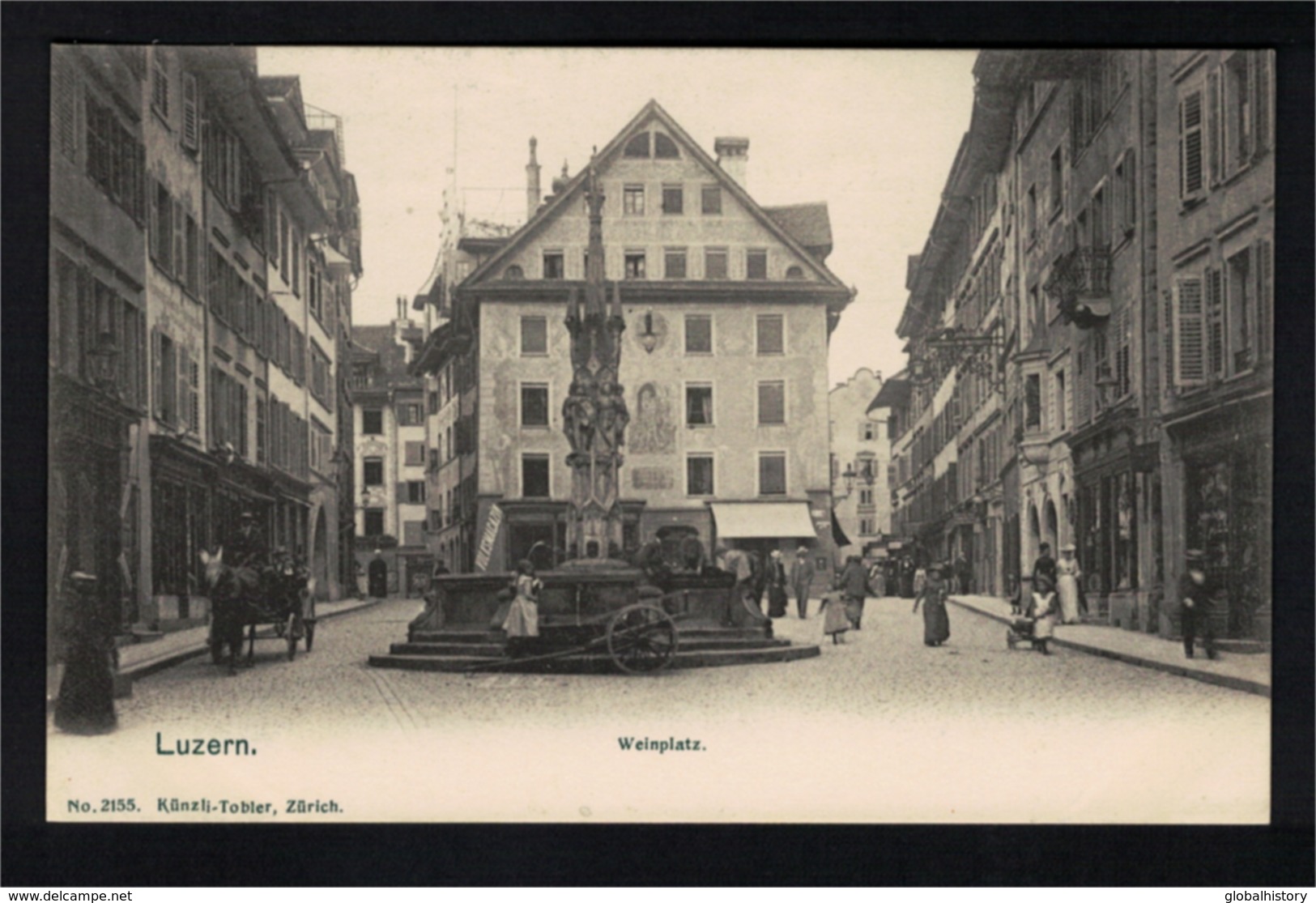 DE2736 - LUZERN - WEINPLATZ MIT MENSCHEN - Lucerne