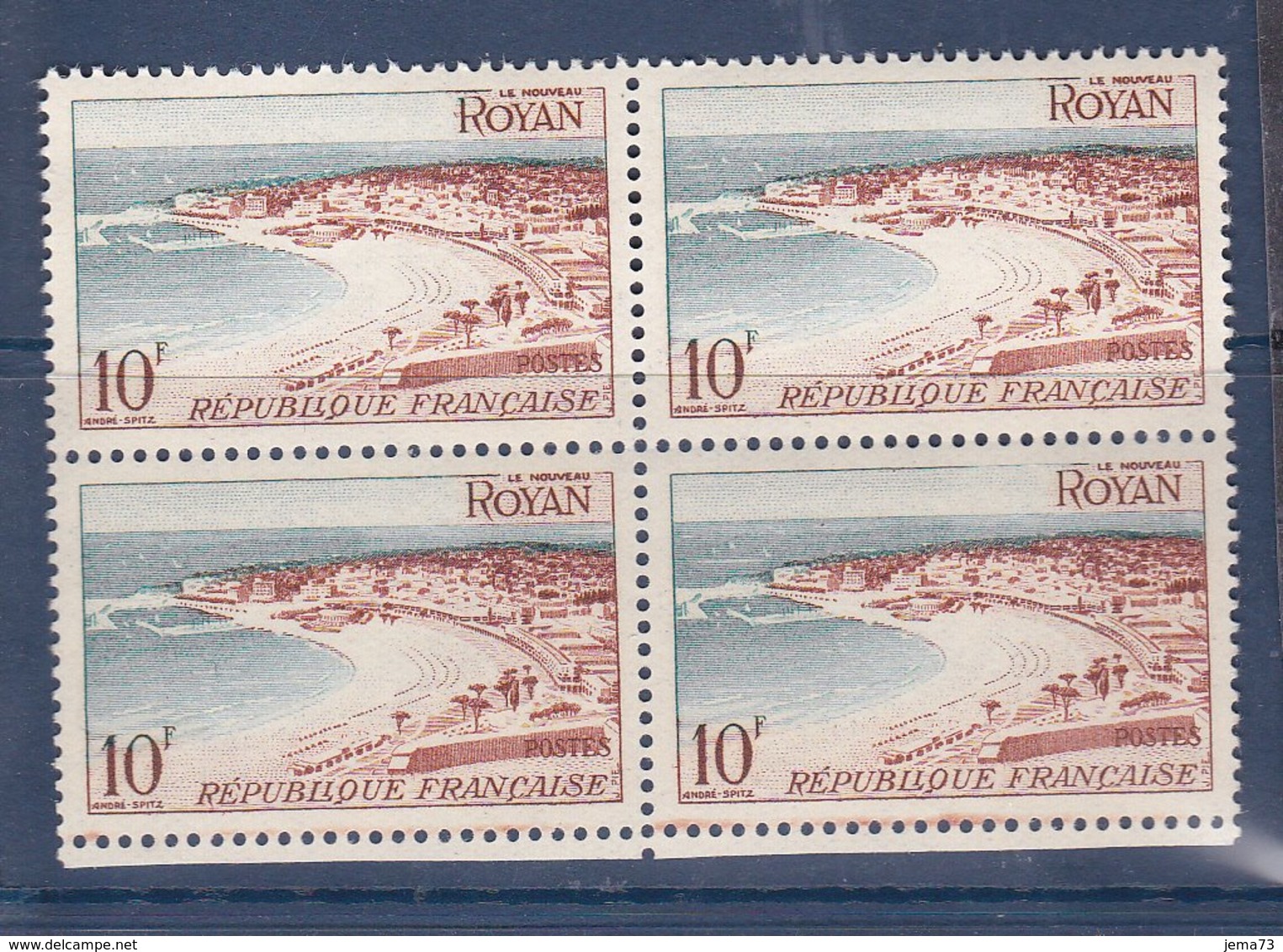 N° 978 Série Touristique: Royan: Beau Bloc De 4Timbres Neuf Impeccable Sans Charnière - Unused Stamps