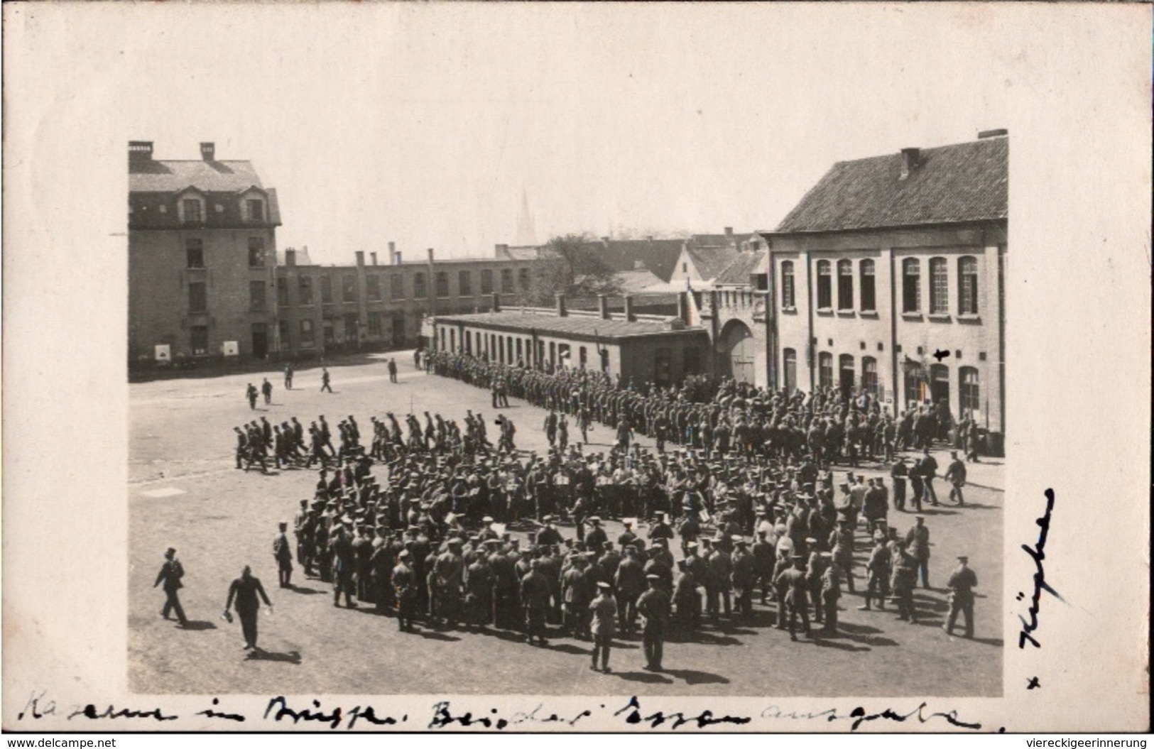 ! Brügge, Brugge, Kaserne, Carte Photo Allemande, 1. Weltkrieg, Guerre 1914-18, Fotokarte - Brugge