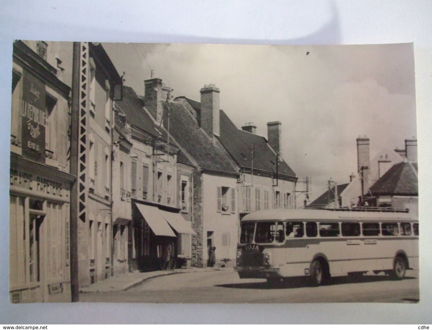 SDV1019-  45  -  BOIS COMMUN  - BUS AVEC UNE PUB "ROJA "-  (CPSM ) - Autres & Non Classés