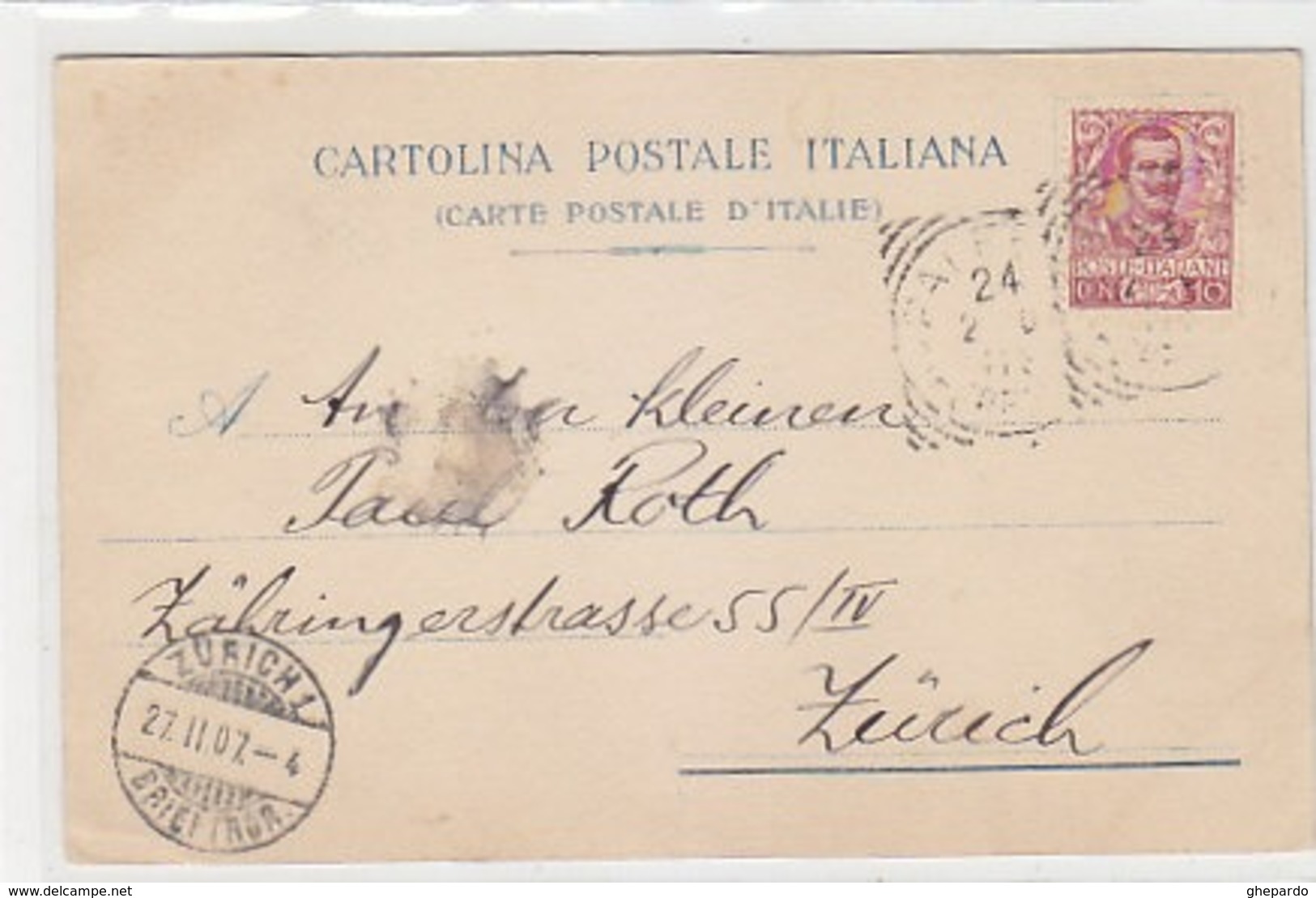 Palermo - Fabbrica Di Maccheroni - 1907            (191110) - Otros & Sin Clasificación