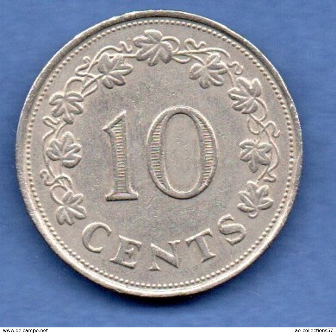 Malte  -  10 Cents 1972  -  état TTB - Malte