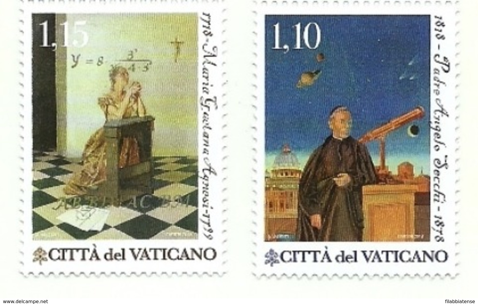 2018 - Vaticano 1807/08 Nascita Di Angelo Secchi ---- - Sonstige & Ohne Zuordnung