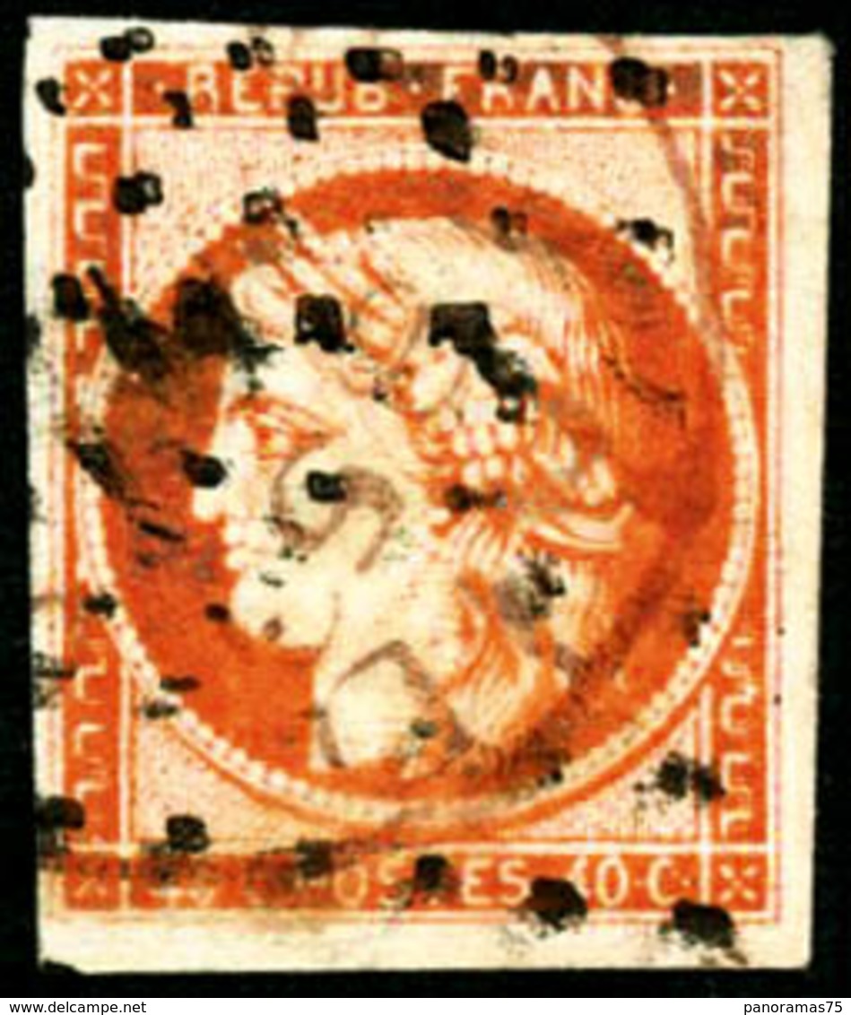 Oblit. N°5 40c Orange - TB - 1849-1850 Cérès