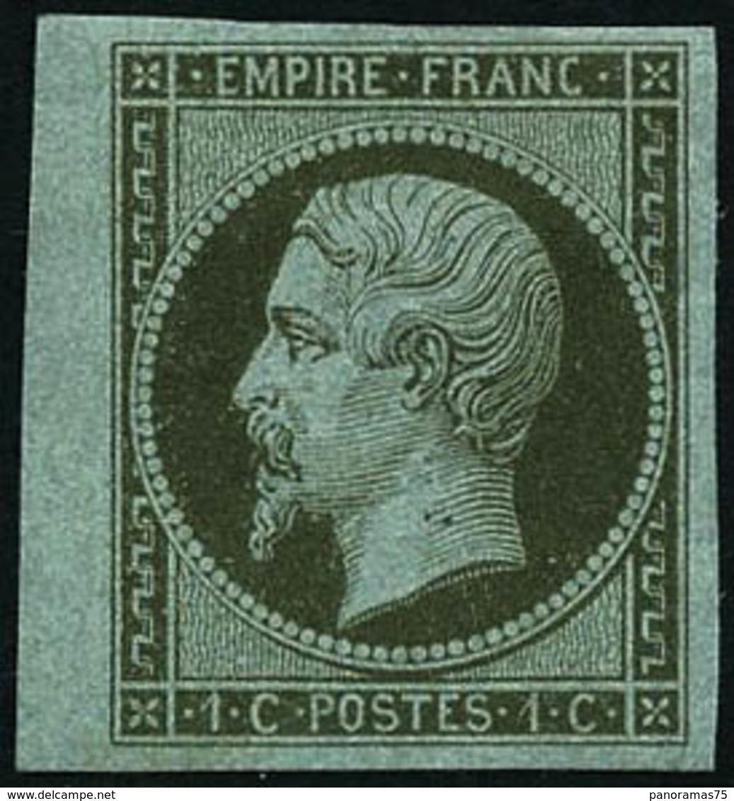 ** N°11 1c Olive, Signé JF Brun - TB - 1853-1860 Napoléon III.