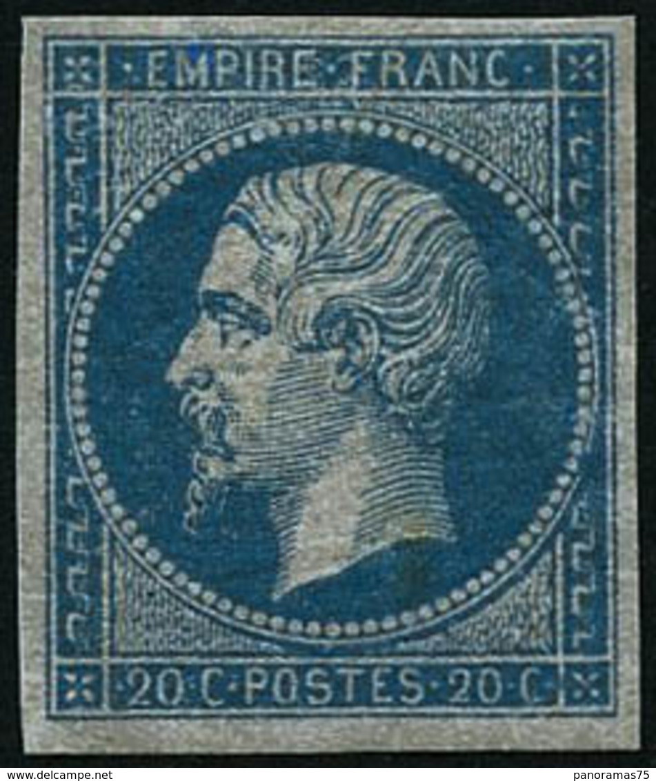 ** N°14B 20c Bleu, Type II - TB - 1853-1860 Napoleon III