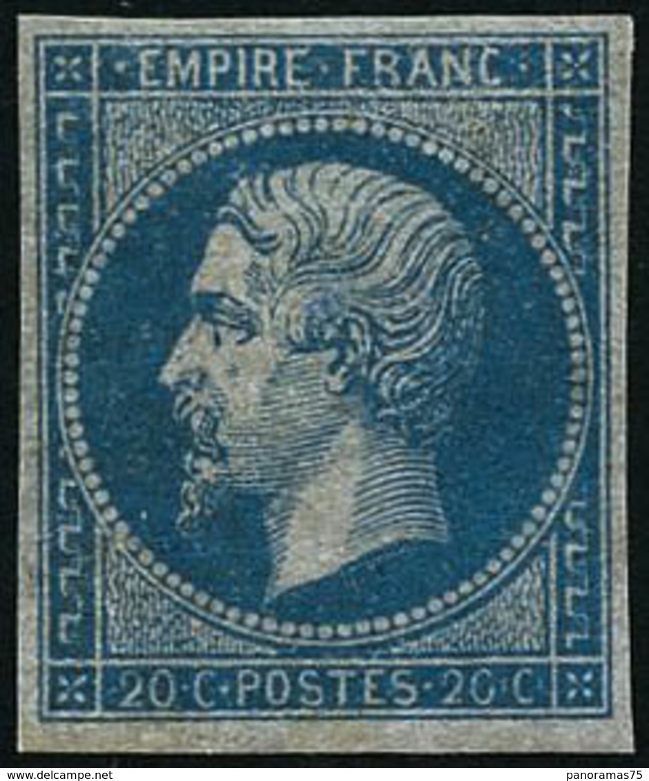 ** N°14B 20c Bleu, Type II - TB - 1853-1860 Napoleon III