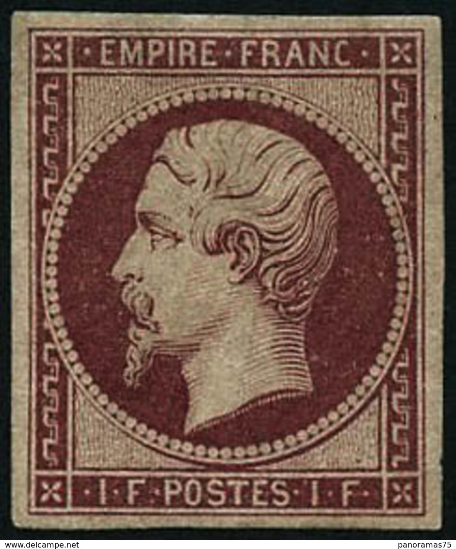 * N°18 1F Carmin, Quasi SC - TB - 1853-1860 Napoleon III