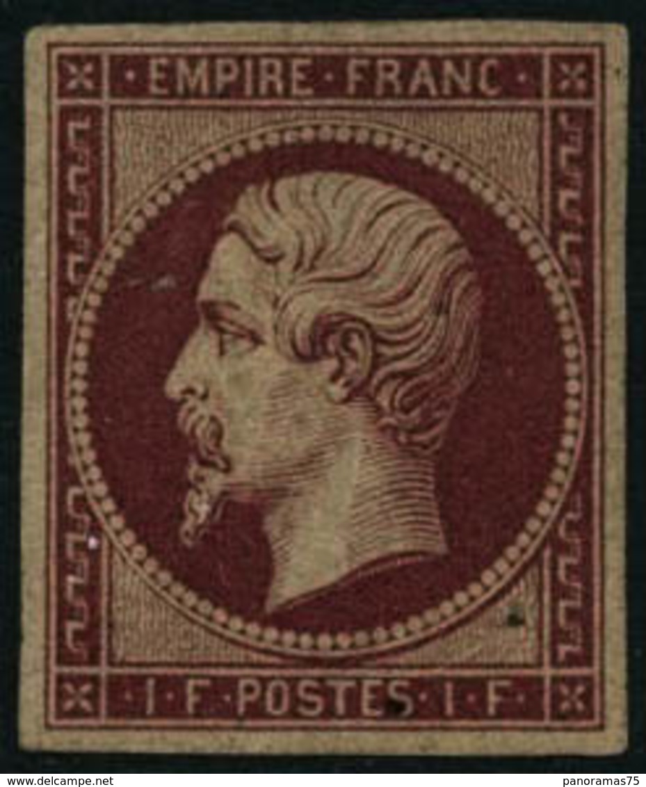 ** N°18d 1F Carmin, Reimp - TB - 1853-1860 Napoleon III