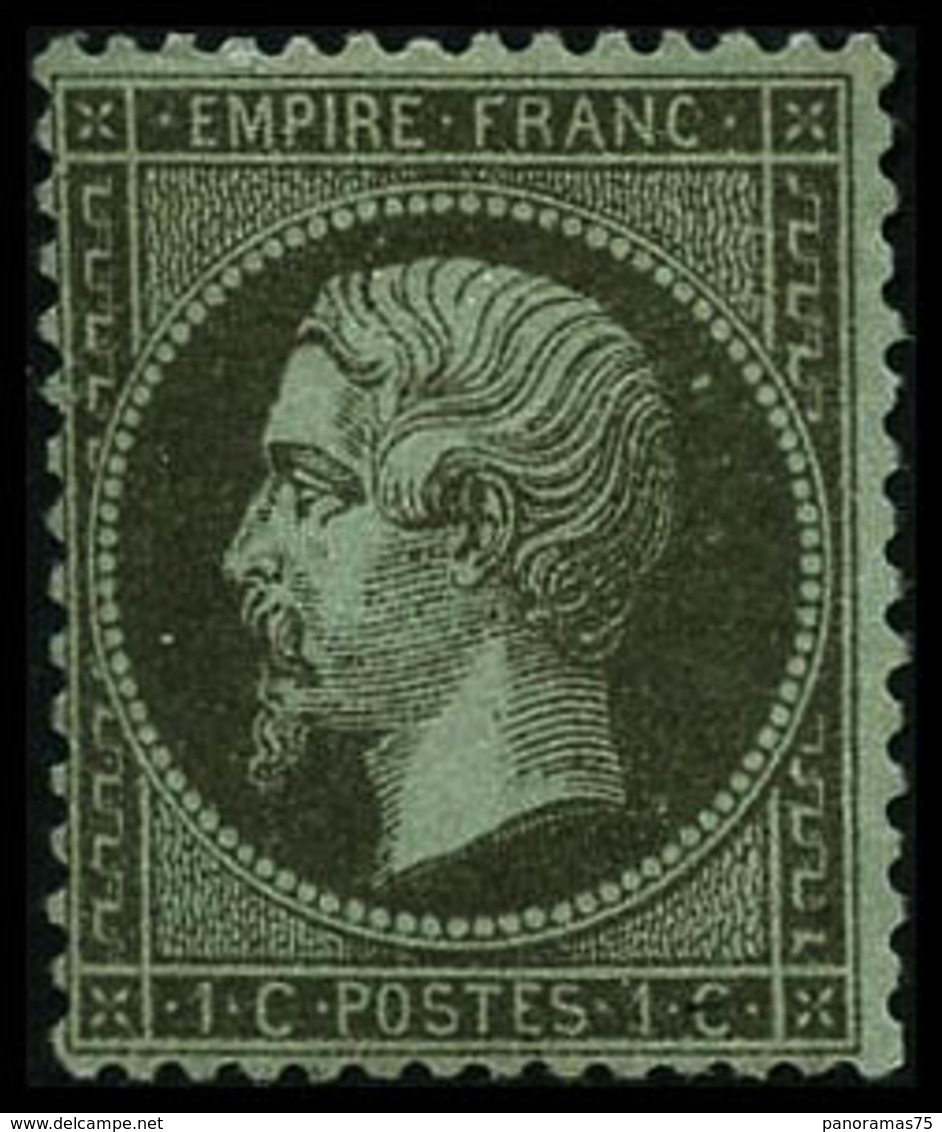 * N°19 1c Olive - TB - 1862 Napoleon III