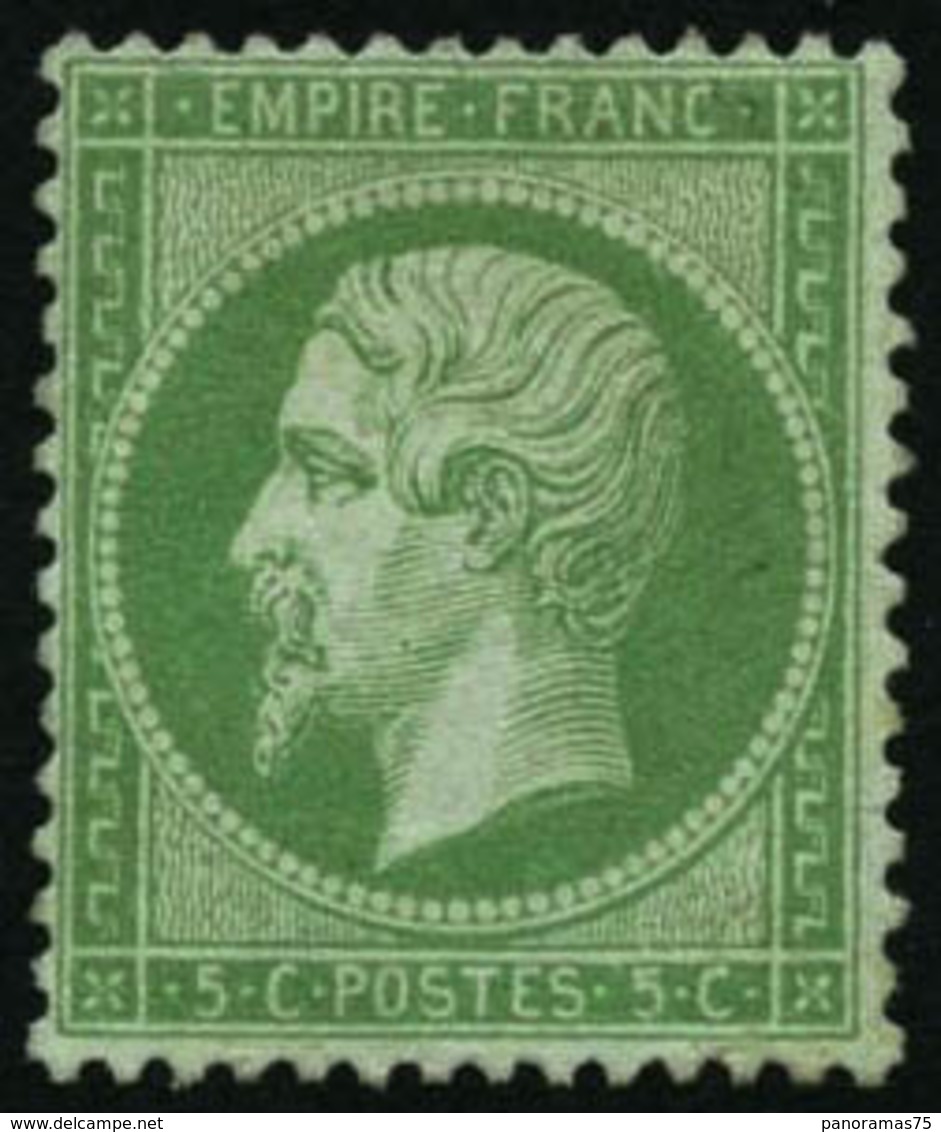 * N°20 5c Vert - TB - 1862 Napoleon III