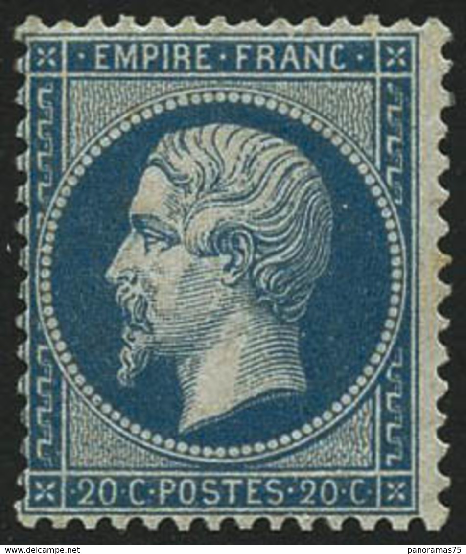 * N°22 20c Bleu, Signé Calves - TB - 1862 Napoleon III