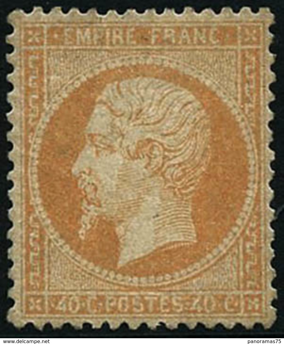 * N°23 40c Orange Quasi SC, Pièce De Luxe - TB - 1862 Napoléon III