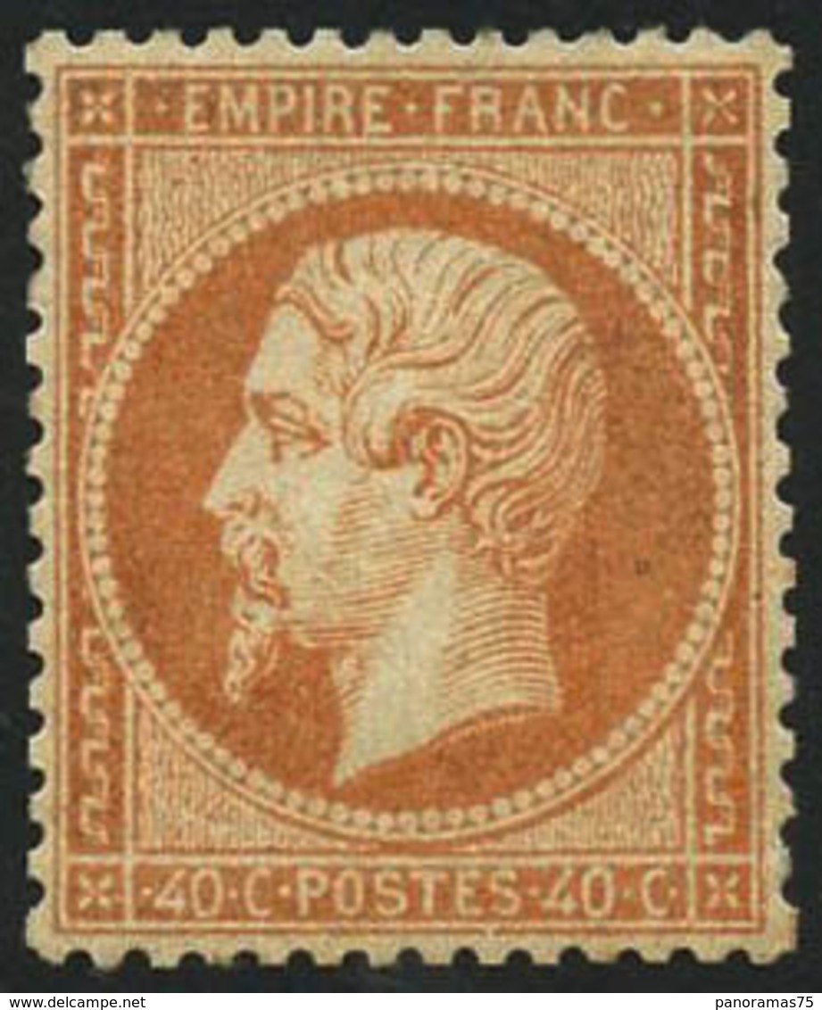 * N°23 40c Orange, Quasi SC - TB - 1862 Napoleon III